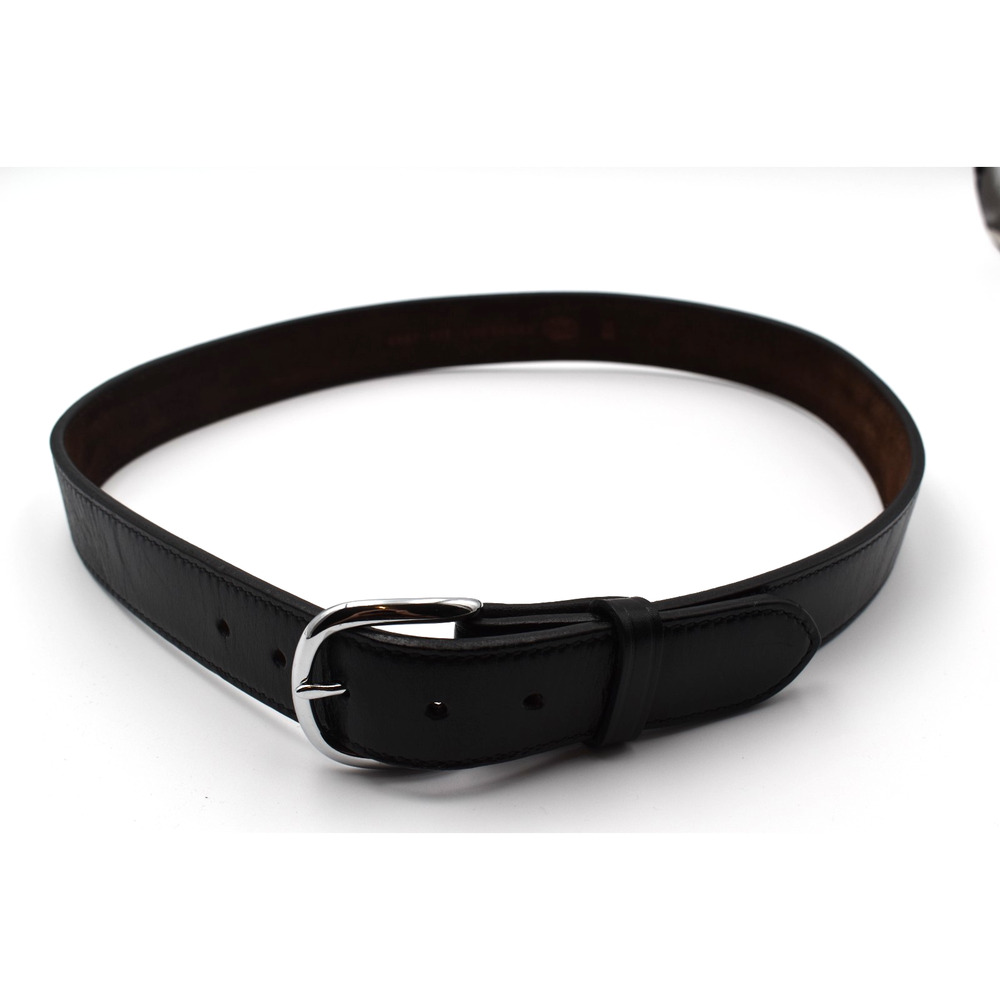 Galco CSB7-40B CSB7 Cop Series Black Leather Belt Nickel Buckle Suede Lined